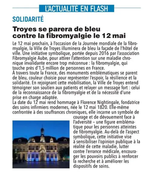 Article l est eclair troyes en bleu 2025