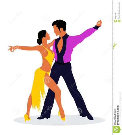 Danseurs de salsa 64062081