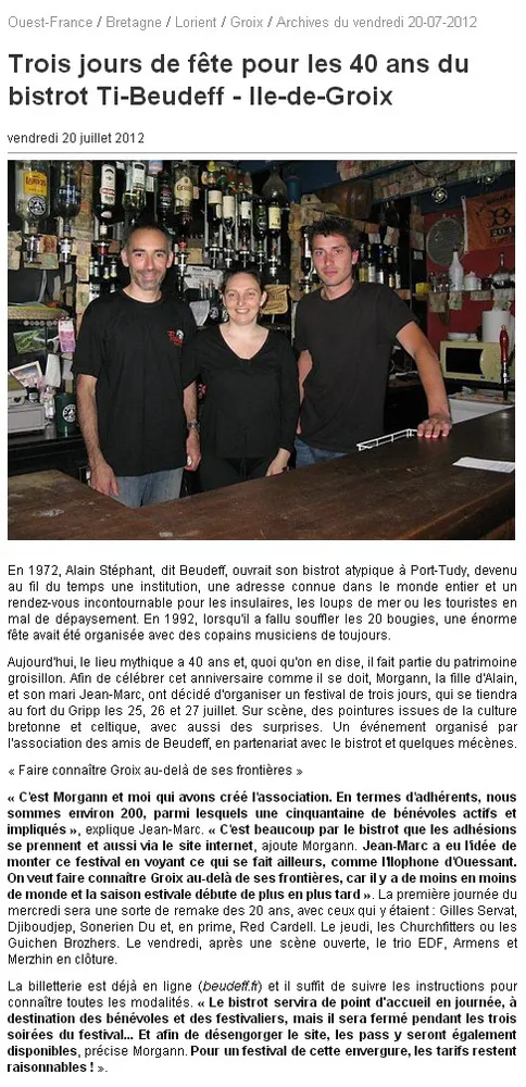 Ouest france 20 juillet