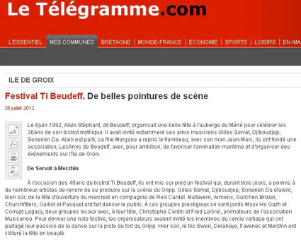 Le telegramme 28 juillet