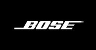 Bose logo white on black