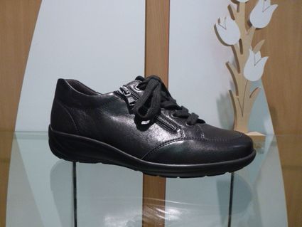 H23372 semler birgit sport lacet noir auxpiedssensibles chaussures com