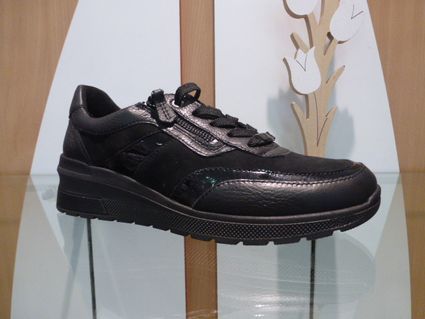 H22263 ara neaple sport lacet noir auxpiedssensibles chaussures com