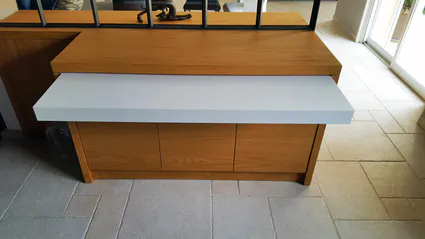 Cuisine ilot corian