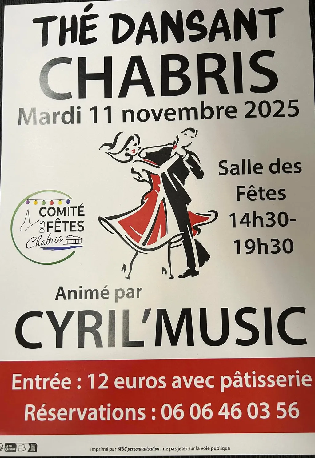 Comité des fêtes : thé dansant