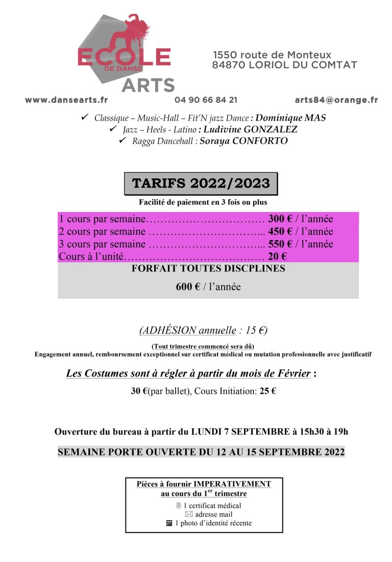 TARIF-2022-2023