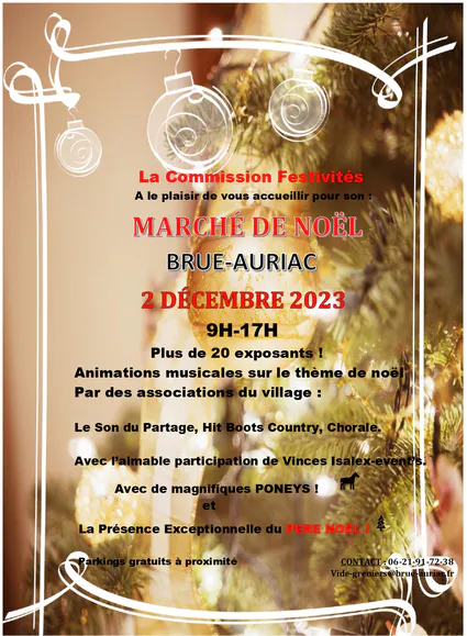 marché de Noël - collecte de jouets