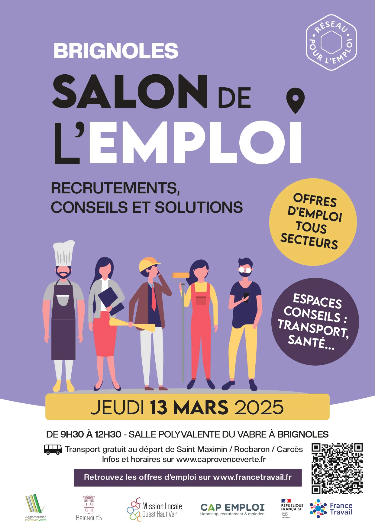 Salon de l'emploi à Brignoles