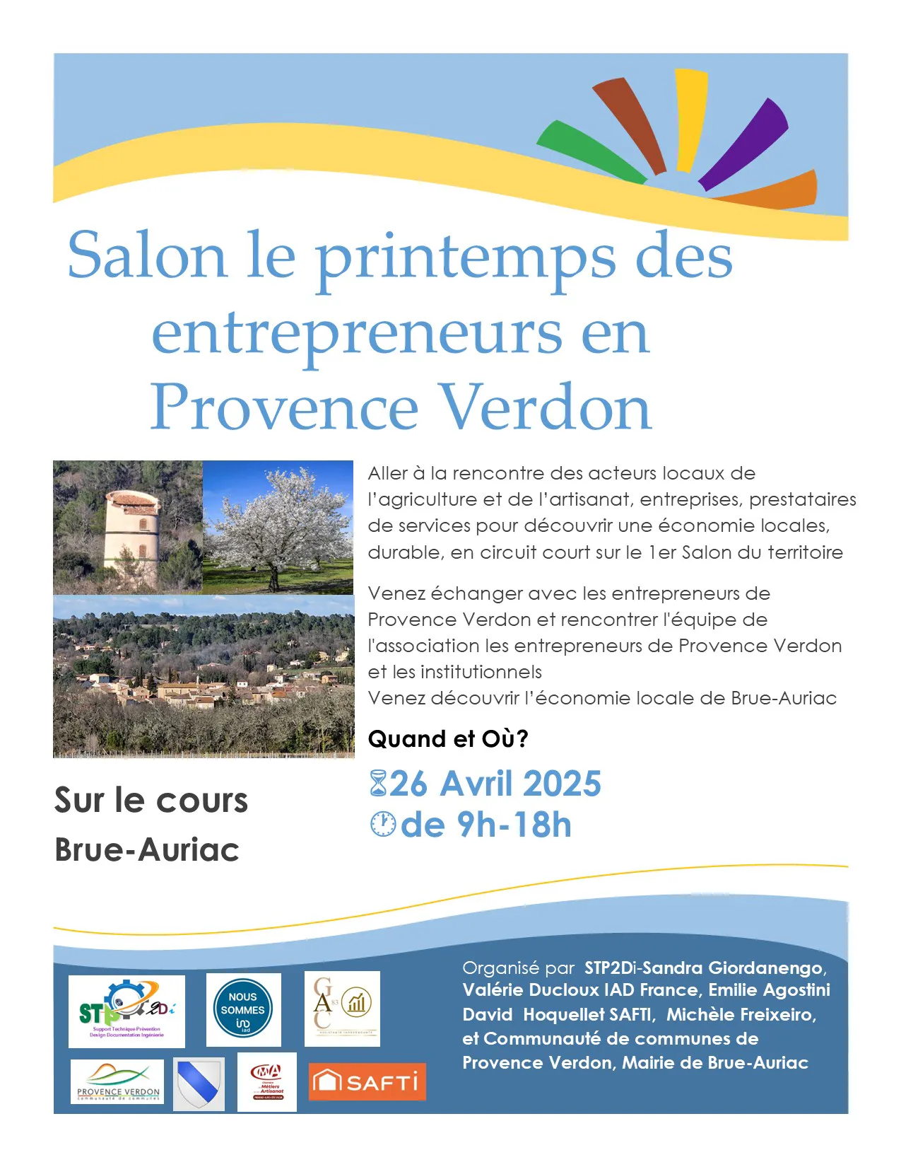 Salon le printemps des  entrepreneurs en Provence Verdon