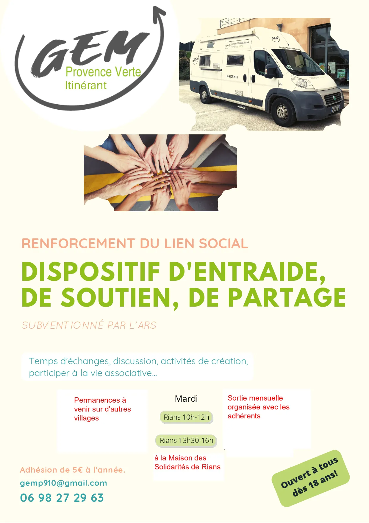 Groupe d'Entraide Mutuelle Itinérant Provence Verte