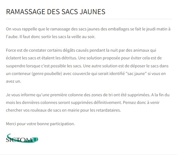 Sacs-jaunes