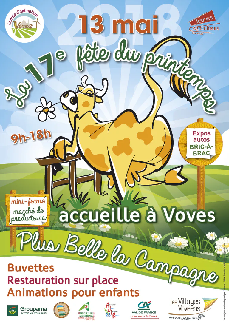 Affiche a4 set de printemps 2018