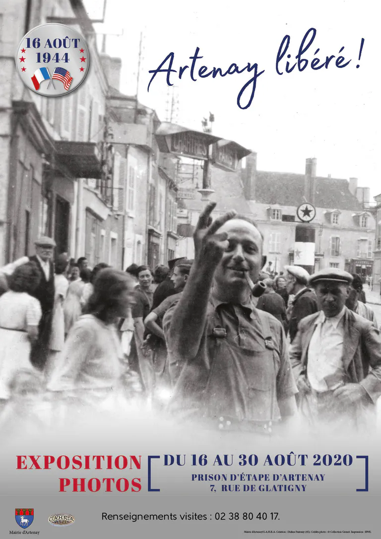 Affiche expo artenay libere