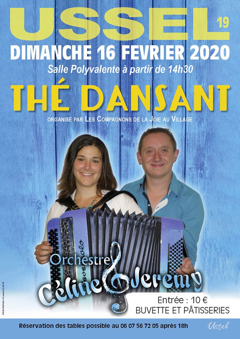 Affiche the dansant 16 02 2020