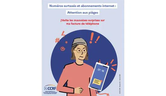 Numéros surtaxés et pièges sur internet