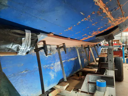 Avel Dro, restauration du navire et école de charpente marine I