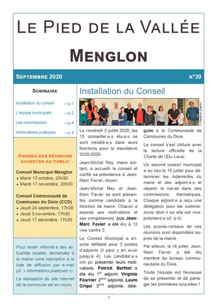 Le Pied de la Vallée n°30