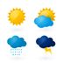31767670-icones-pour-le-temps-avec-soleil-et-de-nuages-motif