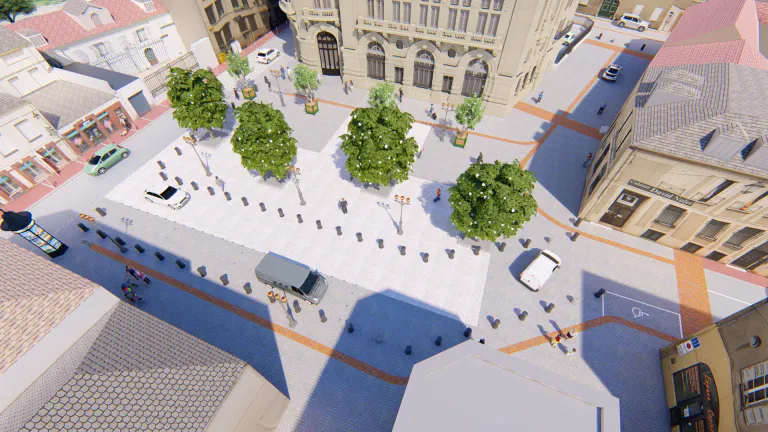 Piétonnisation de la Place Drapès