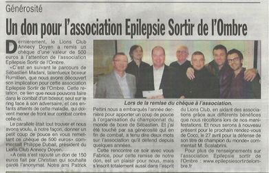 20130328 Article Hebdo des Savoie Lionsclub