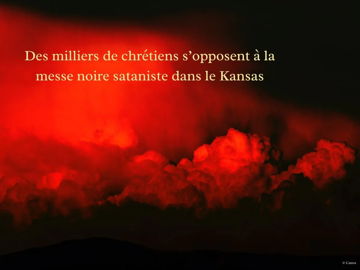 Des milliers de chrétiens s’opposent à la messe noire sataniste dans le Kansas