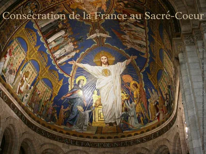 Les Ă©vĂȘques de france consacrent notre patrie au SacrĂ©-Coeur