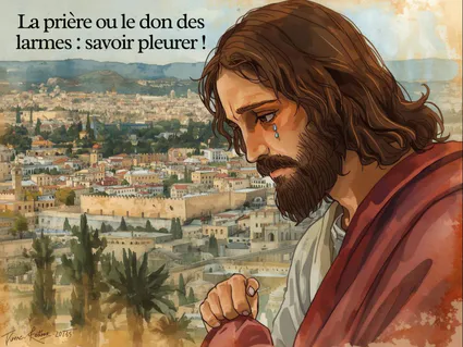 La priĂšre ou le don des larmes : savoir pleurer !