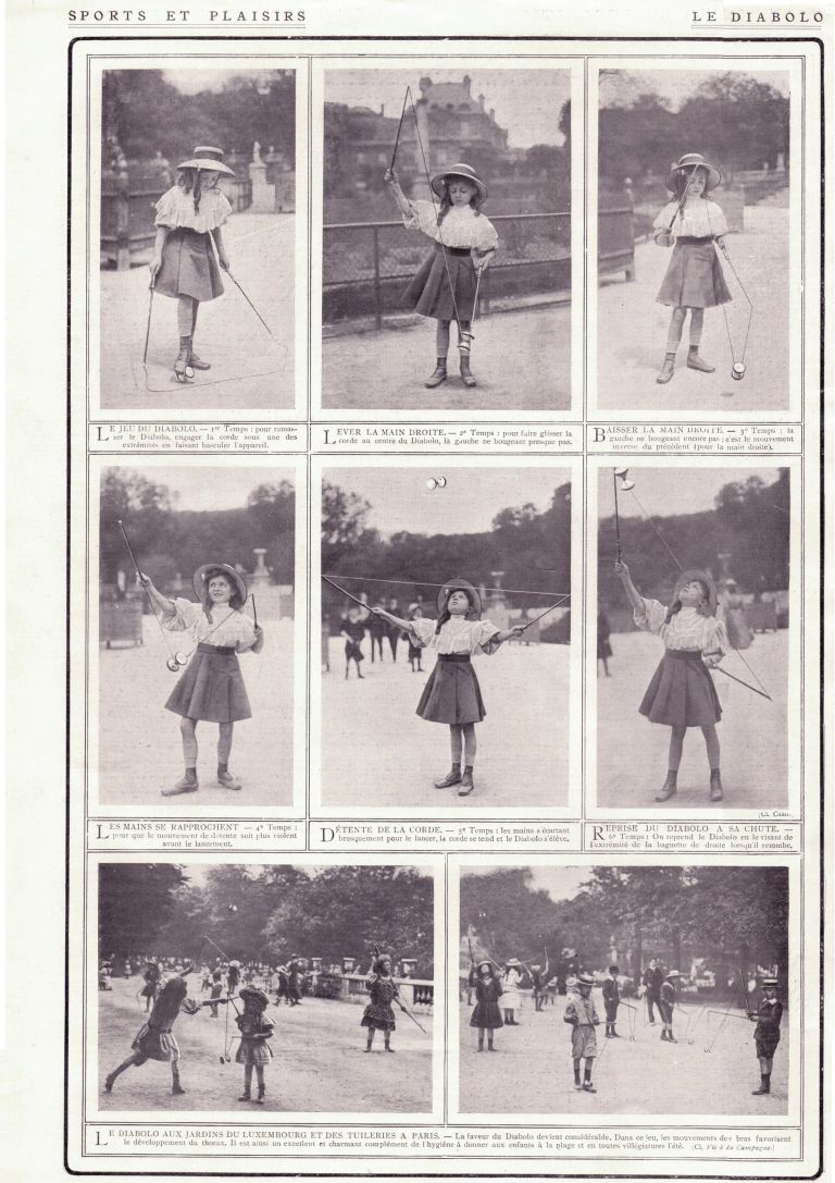 Sports et plaisirs le diabolo 1907