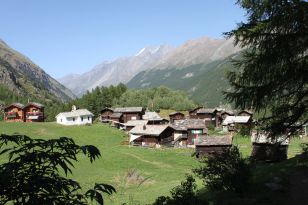 Charmant petit hameau de Zum See / Zermatt / Suisse