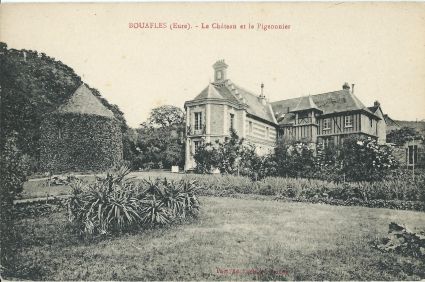Bouafles le chateau et le pigeonnier 1924