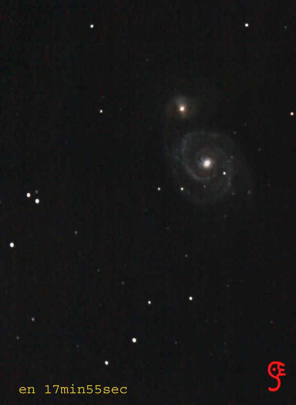 M51 supernova 2 07 2011