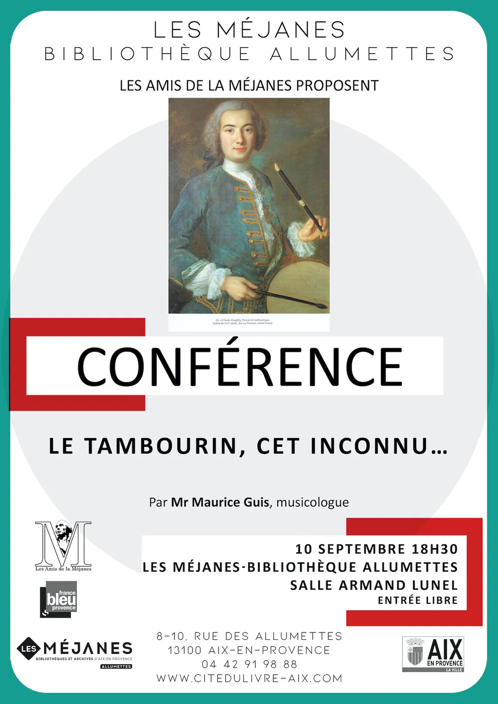 Le tambourin, cet inconnu