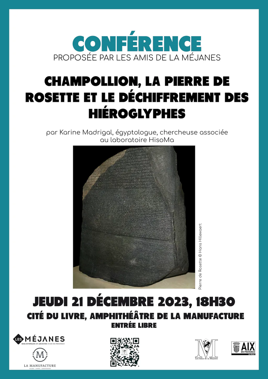 Champollion, la pierre de Rosette et le déchiffrement des hiéroglyphes