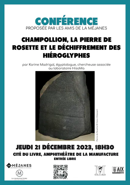 Champollion, la pierre de Rosette et le déchiffrement des hiéroglyphes