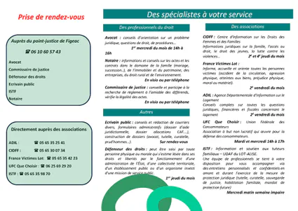 Plaquette informations juridiques page 2