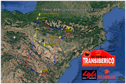Parcours officiel transiberico 2025 bis