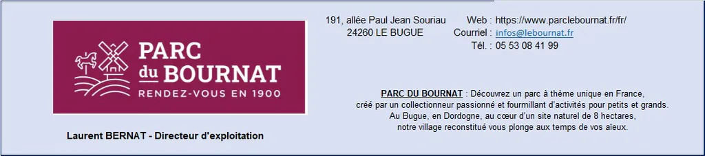 Le parc du bournat cartouche site