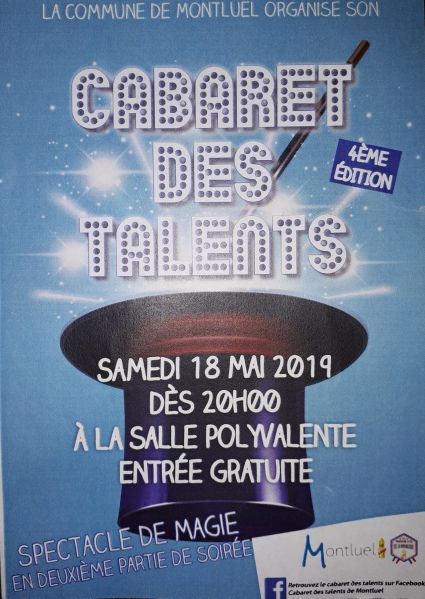 Cabaret des talents de Montluel le 18 5 2019 Flyers 6 