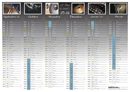 Cal mois 25 26 a sound