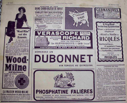 Publicites de l illustration