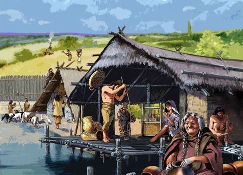 Village au neolithique