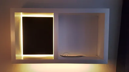 Meuble mini bar lumineux