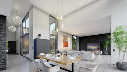 Visuel image de synthese infographie architecture maisons individuelles interieurs haci 1