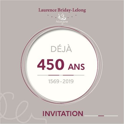 Bl invitation 450 ans vip