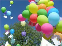 Lacher de ballon colombe helium lumineux fluo led grossiste lanterne volante 37
