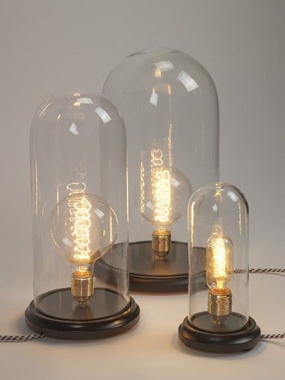 Lampes Globes SERAX avec ampoules Edison Vintage,
Petit, moyen et grand modèle