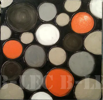 Carrement rond orange