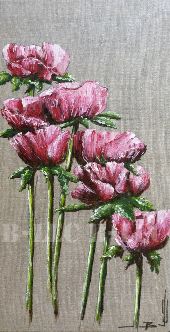 Coquelicot n 19019 30x60cm