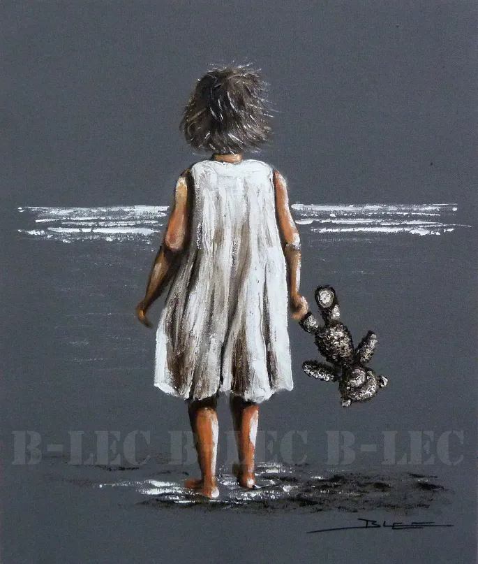 Petite fille a la mer