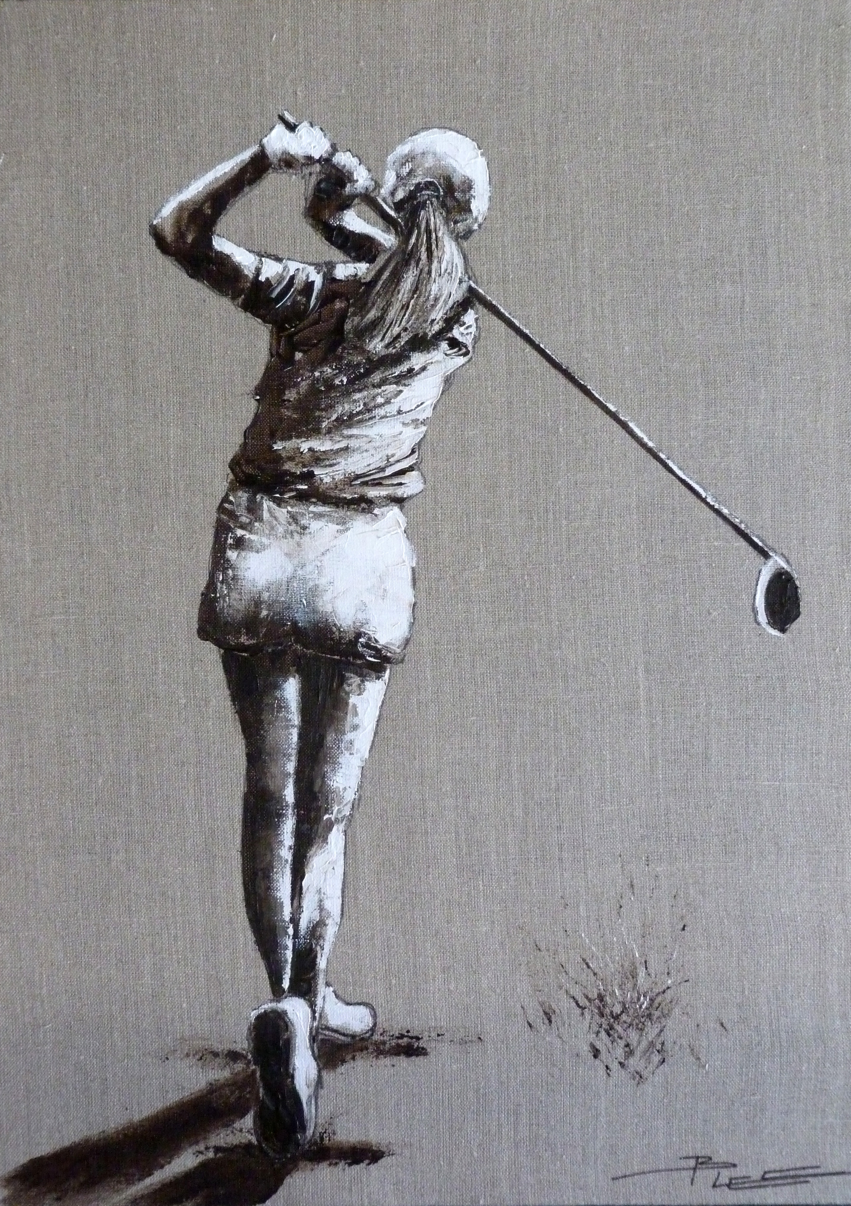 Golfeuse 50x70cm